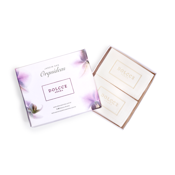 Kit Sabonete Vegetal Jardim das Orquídeas cx c/2
